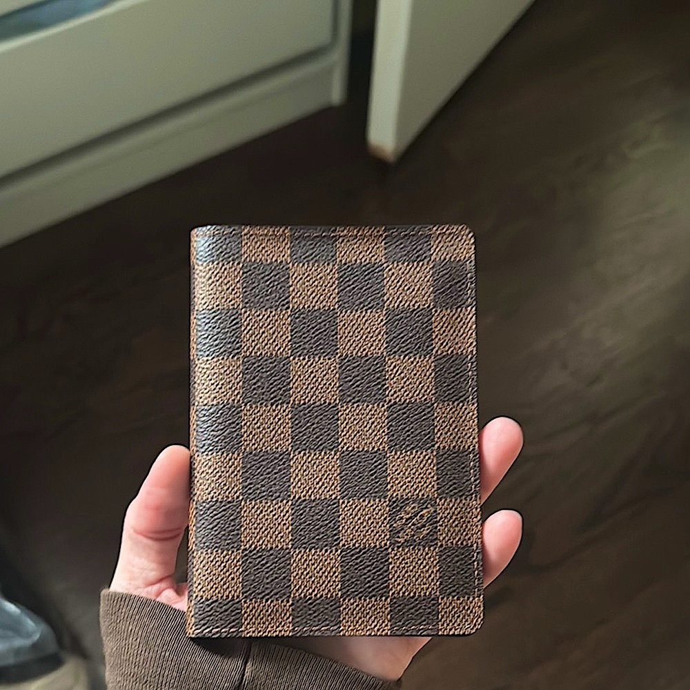 Louis Vuitton Brown Damier Passport Holder